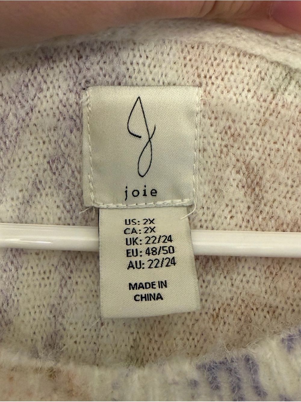 Joie Floral Round Neckline Sweater - Picture 2 of 4